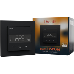 Heatit - Z-Wave - Z-TRM6 Sort Termostat 16A - 5430568