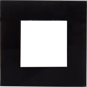 KBsound EIS In-Wall Glassramme enkel 45mm Sort - 6403622