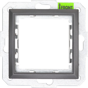 KBsound EIS InWall Ramme Sort 45x45mm til 55x55mm - 6441067