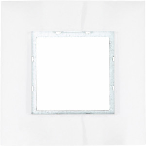 KBsound EIS In-Wall Enkelramme 45mm, Hvit plast - 6441072