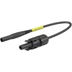 StaÃ¼bli PV-AMLB4/150 Adapter test lead black with plug - 6607431