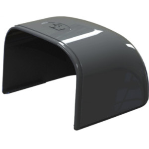 GrÃ¸ntKlima AS Optima T Kanalavslutning TC75 75 x 56mm Sort - 70001