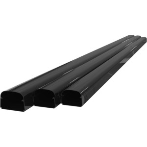 GrÃ¸ntKlima AS Optima T Montasjekanal T75 75 x 56mm Sort 2m - 70015