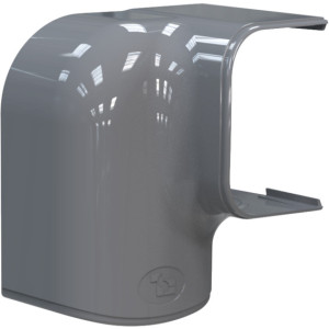 GrÃ¸ntKlima AS Optima T Bend HÃ¸yrevridd MRD75 75 x 56mm Antrasitt GrÃ¥ - 70022