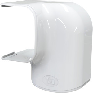 GrÃ¸ntKlima AS Optima T Bend Venstrevridd MRS75 75 x 56mm Hvit - 70031