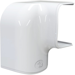 GrÃ¸ntKlima AS Optima T Bend HÃ¸yrevridd MRD75 75 x 56mm Hvit - 70032