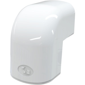 GrÃ¸ntKlima AS Optima T Bend Utvendig CAE75 75 x 56mm Hvit - 70035