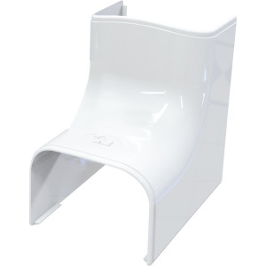 GrÃ¸ntKlima AS Optima T Bend Innvendig CAI75 75 x 56mm Hvit - 70037