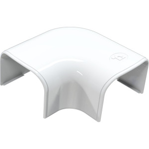 GrÃ¸ntKlima AS Optima T Flatbend CP75 75 x 56mm Hvit - 70043