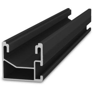 K2 Systems K2 SingleRail 36 4.40 m, sort anodisert - 92676