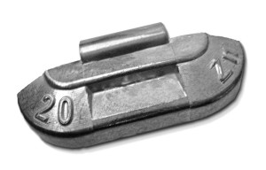 PROVAC - Masse jante tôle à bord plat zinc 10g - boite de 100 pcs - 184/10G
