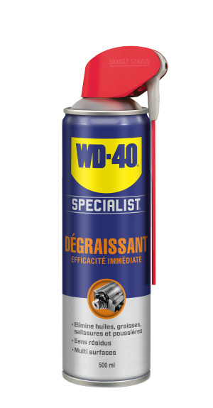 WD40 - Dégraissant efficacité immédiate système professionnel - aérosol de 500ml - 33392