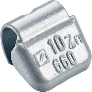 TIP TOP TIPTOP - Masse 161 jante tôle à bord plat zinc plastifié 40g - lot de 10 pcs - 5666400
