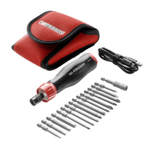 FACOM - Tournevis assisté E-PROTWIST en étui + 15 embouts - ATPA4V.J16PB