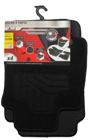 ARCOLL - 4 tapis Renault Clio 4 à partir de 10/2012