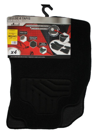 ARCOLL - 4 tapis Renault Mégane 3 de 10/08 à 2015