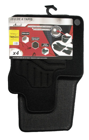 ARCOLL - 4 tapis Renault Twingo 3 à partir de 03/2014