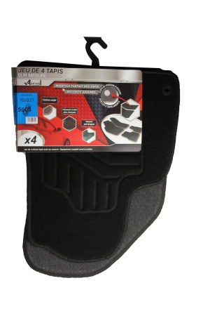 ARCOLL - 4 tapis Peugeot 5008 de 09/2009 à 2017