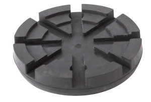CLAS EQUIPEMENTS CLAS - Tampon caoutchouc rond avec renfort plaque metallique ø125x24mm - EG1147