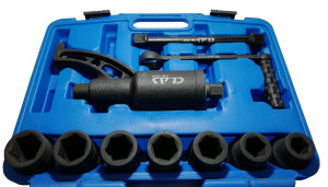 CLAS EQUIPEMENTS CLAS - Démultiplicateur de couple R1:56 2800Nm + 7 douilles 1" PL H.75mm - OM 4525