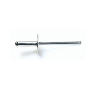 DEGOMETAL - 100 Rivets aveugles standards Alu/Acier Tête Large 4.8X25 - 103 248 251
