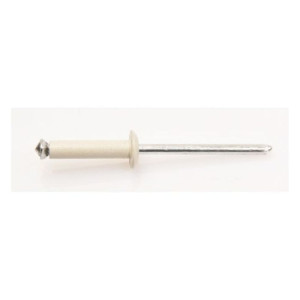 DEGOMETAL - 100 Rivets aveugles éclatés Alu/Acier Tête Ronde Standard - Ral9002 4X16 - 133 140 161