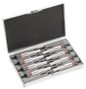 FACOM - Coffret de 8 tournevis Micro-tech à lame remplaçable Fente - Phillips  AE.J1
