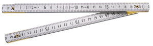 FACOM - Mètre pliant Duralumin Classe III 1 mètre - 5 branches - DELA.625.00