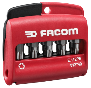 FACOM - Jeu de 10 embouts Torx 1/4 25 mm - E.112PB