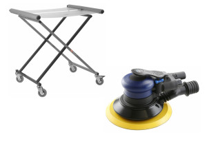 DeWalt FACOM - Pack carosserie : chevalet multi fonctions CR.S7 + ponceuse orbitale pneumatique diamètre 150mm V.252F - PACK.CAR19IM