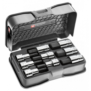FACOM - Coffret douilles et tournevis 1/2' 6 pans 5-19mm - STM.J9APB
