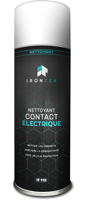 IRONTEK - Nettoyant contact électrique - 400ml - IT113