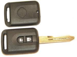 Coque de clé adaptable pour Nissan lame B crantée Klemax référence: NIS22