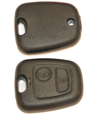 Coque de clé adaptable pour Peugeot 107, Peugeot 207, ou Peugeot 307 Klemax référence: PSA21