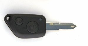 Coque de clé adaptable pour Peugeot 106, Peugeot 206, Peugeot 306, Peugeot 406 Klemax référence: PSA27