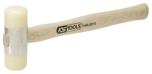KS TOOLS KSTOOLS - Maillet à embout nylon 200g - tête Ø28mm - avec manche frêne galbé - 140.5211