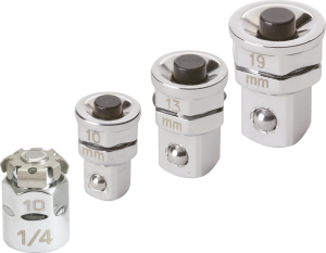 KS TOOLS - Jeu d'adaptateurs GEARplus® à verrouillage - 4 pièces - 503.4286