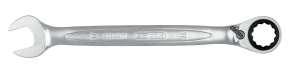 KS TOOLS - Clé mixte à cliquet réversible Chrome Plus 72 dents 13 mm - 503.4613