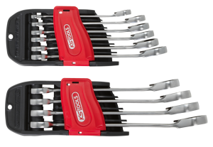 KS TOOLS - Jeu de 10 clés mixtes à cliquet DUO GEAR® - 503.5950