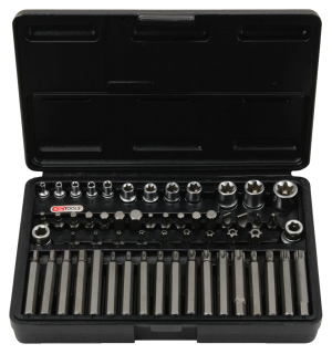 KS TOOLS - Coffret TORX® percé, 1/4" - 3/8" - 1/2" - E4 à E20 - T20 à T60 - M5 à M12 - 30 pcs - 922.4305