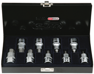 KS TOOLS KSTOOLS - Coffret de 9 douilles tournevis 6 pans 1/2", 4 à 17 mm - 922.1321
