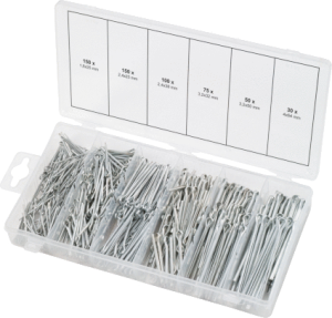 KS TOOLS KSTOOLS - Assortiment de goupilles fendues, 555 pcs - 970.0080