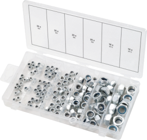 KS TOOLS KSTOOLS - Assortiment d'écrous de sécurité x146 - 970.0120