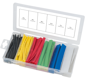 KS TOOLS KSTOOLS - Assortiment de gaines thermo-rétractables, 100 pcs - 970.0540