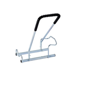 MOTTEZ - Râtelier 2 vélos avec arceau gainé - M050S