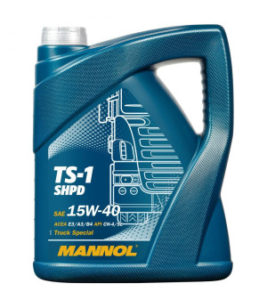 MANNOL - Huile moteur TS-1 SHPD - 15W40 - Bidon de 5 litres - MN7101-5