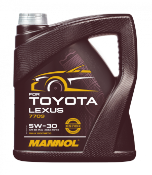MANNOL - Huile moteur synthétique 5W30 API SN Plus pour TOYOTA LEXUS - Bidon de 4 litres - MN7709-4