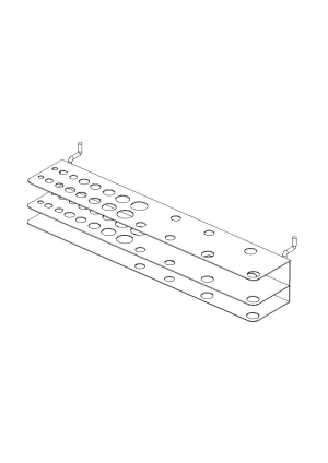 MOTTEZ - Porte foret et tournevis - Pour 23 outils - Sachet N°14 - B257S