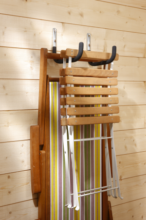 MOTTEZ - Crochet longueur 250mm gainé - Charge 50kg - F101G