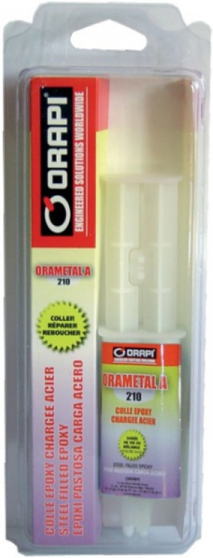 ORAPI EUROPE ORAPI - Colle epoxy acier orametal A seringue - 210